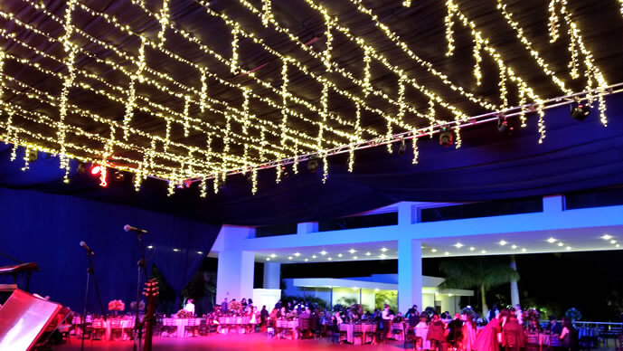 Vivero San Miguel salon. Entelado