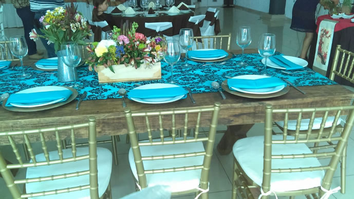 Silla Chiavari, Mobiliario para eventos